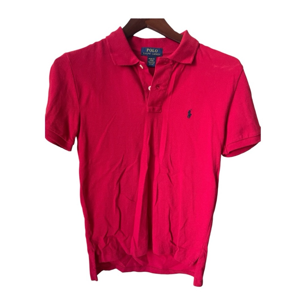 ⚡️ Ralph Lauren Red Polo Shirt ~ Size M (10/12) ⚡️